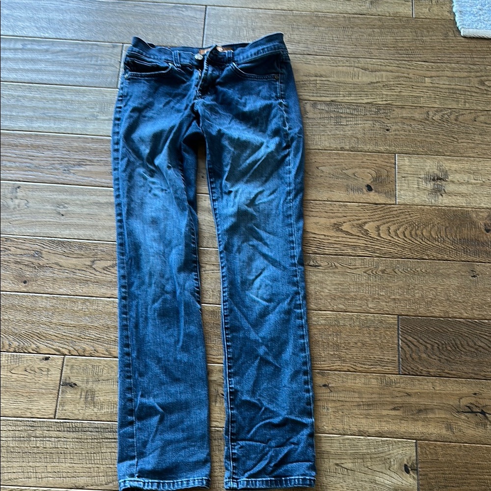 Rivet & Blues Blue Straight Leg Jeans Classic Denim